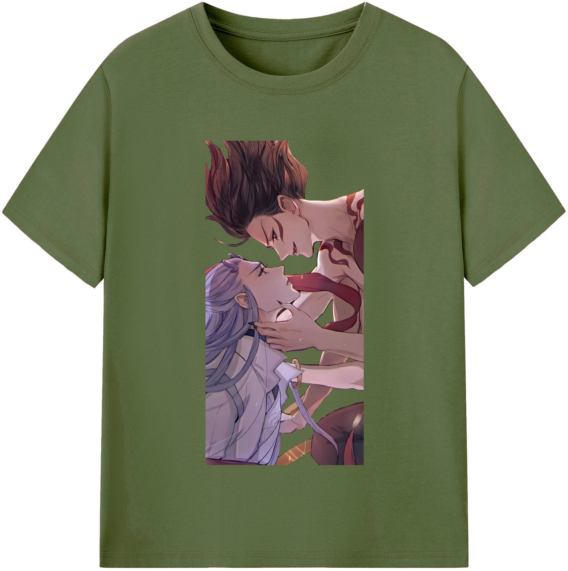 （画像用） Ne Zha 2 ナタ 魔童の大暴れ 綿100％半袖Tシャツ（フロントプリント）